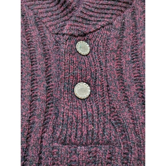 Vintage 1960s Pilgrim by Sears Lambs Wool Knit Shawl collar Sweater - Picture 5 of 9